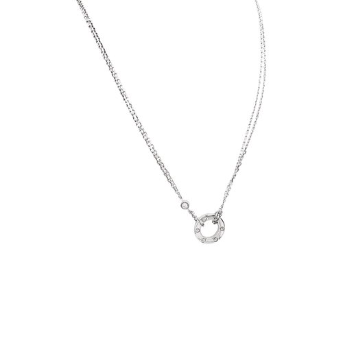 Collier Collier Cartier, « Love», or blanc, diamants. 58 Facettes 35189