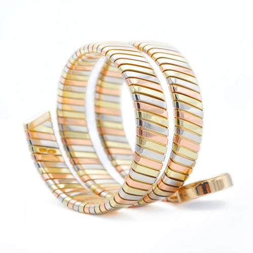 Montre Bulgari trois serpents en or