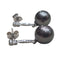 Boucles d'oreilles Boucles d'oreilles - Boucles d'oreilles en perles de Tahiti, or blanc 18 carats et diamants 58 Facettes T163