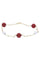 Bracelet Bracelet perles et cornalines 58 Facettes 088601