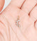 Pendentif Pendentif vintage or blanc branche fleurie et diamants 58 Facettes A06324