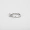 Bague 54 Solitaire or blanc orné de diamants 58 Facettes 517564