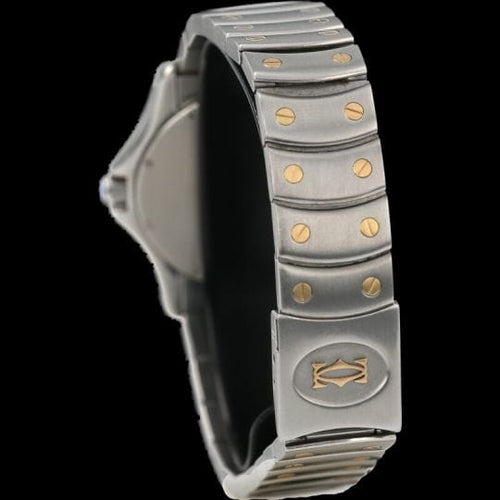 Montre Cartier Montre Santos Galbée Ronde 58 Facettes MT41466