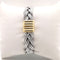 Bracelet FRED - vintage bracelet Force 10 câble acier et or jaune 58 Facettes