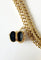 Bracelet Bracelet maille américaine or jaune 18 carats et breloques - 17 cms - 36.25 grs 58 Facettes
