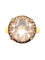 Bague 58 POIRAY. Collection "Filles Antik", bague or rose 18K, quartz rose et diamants 58 Facettes