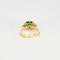 Bague 45 MELLERIO dits MELLER- Bague or jaune émeraude et diamants 58 Facettes