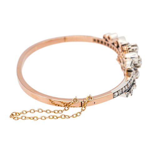 Bracelet Bracelet Or rose, Or blanc Diamant 58 Facettes 3904853CN