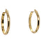 Boucles d'oreilles Belles boucles d'oreilles créoles fines en or 58 Facettes