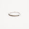 Bague 54 Demie alliance or blanc diamants bruns 58 Facettes 311809