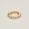 Bague 51 Bague souple en or rose et diamants 58 Facettes JRR0010-51