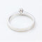 Bague 55 Bague solitaire en or blanc 18 carats et diamant de 0,12 carat 58 Facettes 130022