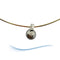 Collier Collier cable Oméga Perle de Tahiti et Diamants - Réversible Or jaune ou Or blanc 18 K 58 Facettes AA 1698