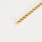 Bracelet Gourmette or jaune maille haricot 58 Facettes LP516