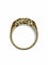Bague ancienne or jaune 18K rubis 2 ct et diamants 0,04