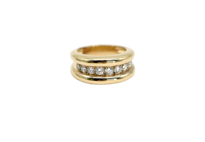 Bague Bague vintage en or jaune sertie de diamants 58 Facettes 318322 /AZ05D9Z1