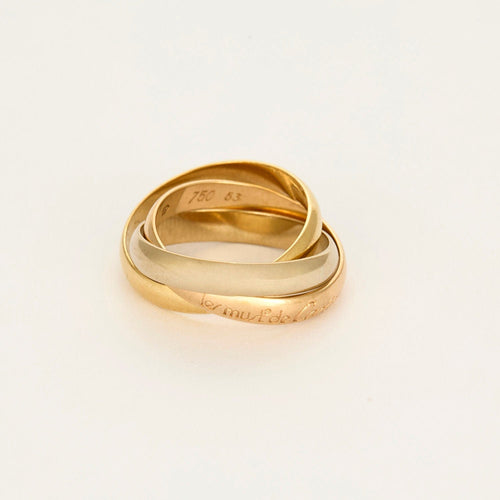 Cartier - Must de - Trinity - Alliance trois ors. Modèle Classique