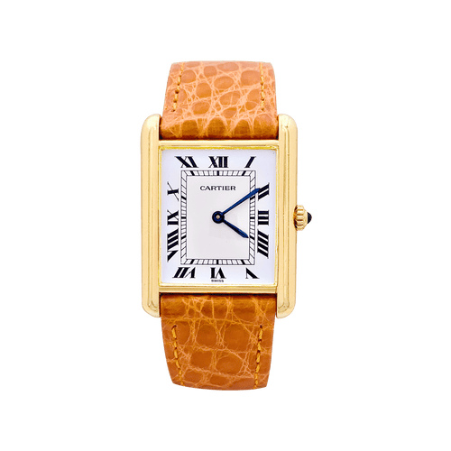Montre Montre Cartier, "Tank Louis Cartier", or jaune. 58 Facettes 34456