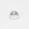 Bague 54 Bague solitaire en or blanc sertie d'un diamant taille princesse de 3,02 carats 58 Facettes