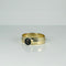 Bague 59.5 Bague en or jaune avec quartz fumé à facettes rondes 58 Facettes 2501021
