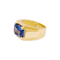 Bague 52 Bague or jaune et saphir ceylan 2,79 cts. 58 Facettes 34689