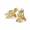Boucles d'oreilles Boucheron - Boucles d’oreille « Fleur » Or jaune et Diamants 58 Facettes 3007/22