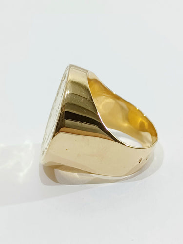 Bague 57.5 Bague Or jaune Napoléon III 58 Facettes 2945/1
