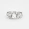 Bague 53 Bague en or gris diamants 58 Facettes ALGU30