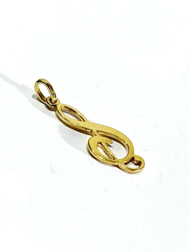 Pendentif Pendentif Note de Musique en or jaune 58 Facettes