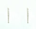 Boucles d'oreilles Boucles d'oreilles ovales en or blanc serties de diamants de 0,25 ct 58 Facettes 10675