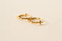 Boucles d'oreilles Créoles tressées en Or Jaune 58 Facettes 3632