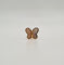 Boucles d'oreilles Boucle d’oreille papillon or jaune sertie d’une nacre 58 Facettes