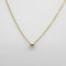 Collier Collier en or 14 carats avec diamant taille émeraude 58 Facettes A2004E