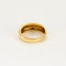 Bague 53 Bague jonc or jaune 58 Facettes CHA01787