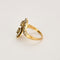 Bague 53 Bague Toi & Moi or jaune et gris, diamants 58 Facettes LOR3526