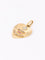 Pendentif AUGIS - Médaille amour cœur "Plus qu'hier moins que demain" or jaune rubis 58 Facettes 1128.4