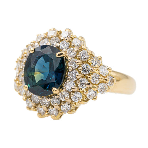 Bague 51 Bague Cocktail Or jaune Saphir 58 Facettes 2975749CN