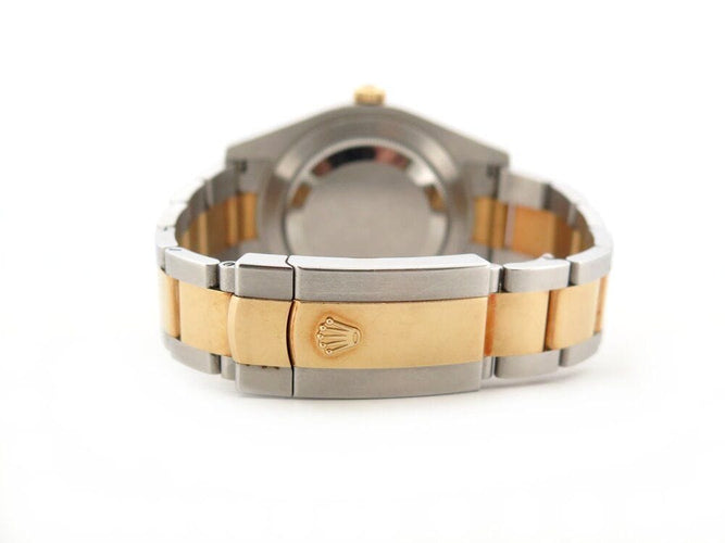 Montre montre ROLEX datejust ii wimbledon 116333 en or 18k acier 41mm automatique 58 Facettes 266380