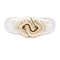 Bracelet Bracelet Bulgari, "Doppio Cuore", deux ors. 58 Facettes 33711