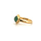 Bague 57 Bague Cabochon Or Jaune 18k & Émeraude 58 Facettes 81-GS28795