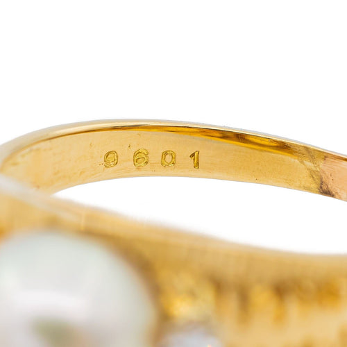 Bague 50 Bague Perle Or jaune Perle 58 Facettes 3132900RV