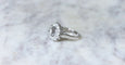 Bague Bague Ronde Cible Art Déco Diamants 58 Facettes