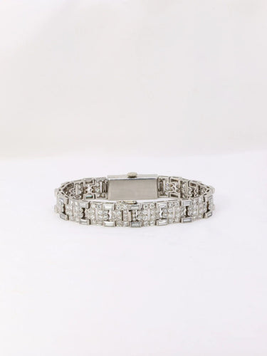 Montre Montre Art Déco diamants platine 58 Facettes 944