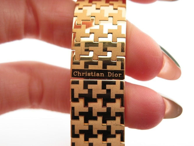 Montre montre miss dior 23 mm plaque or jaune quartz 58 Facettes 258790