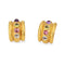 Boucles d'oreilles Boucles d'oreilles Elizabeth Locke en pierres précieuses Amalfi Tutti Frutti Créoles larges 58 Facettes G13954