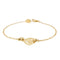 Bracelet O.J. Perrin Bracelet Coeur légende Or jaune 58 Facettes 3560853CN