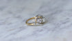 Bague 57 Bague de Fiançailles Toi et Moi Diamants 58 Facettes