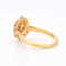 Bague 50 Bague Vintage Or 18 Carats, Saphir Naturel et Diamants - Circa 1980 58 Facettes 321