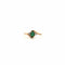 Bague 54 Solitaire Or Jaune  Émeraude 58 Facettes 90-GS33675