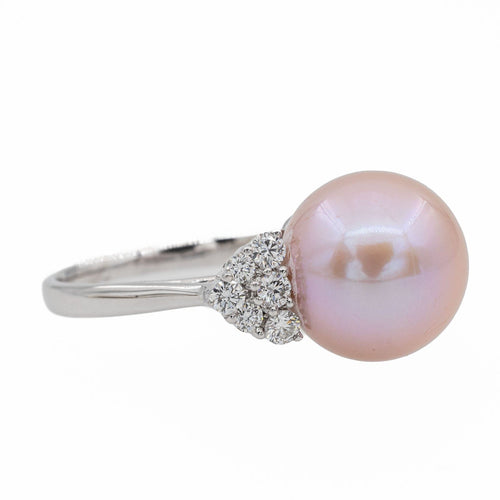 Bague 63 Bague Or blanc Perle 58 Facettes 3088472CN